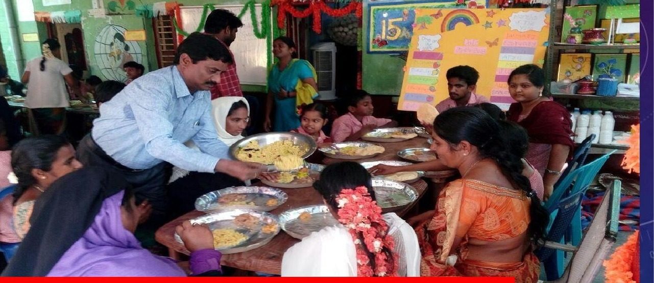 Community meal event at SRC